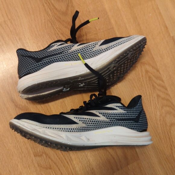 Hoka Crescendo MD Track & Field Running Shoes M 8 W 9.5 Black White 1134520 - Picture 4 of 7